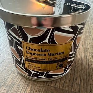 Bath & Body Works Limited Edition Chocolate Espresso Martini 3 Wick Candle
